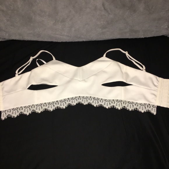 White Windsor crop top - Picture 3 of 4
